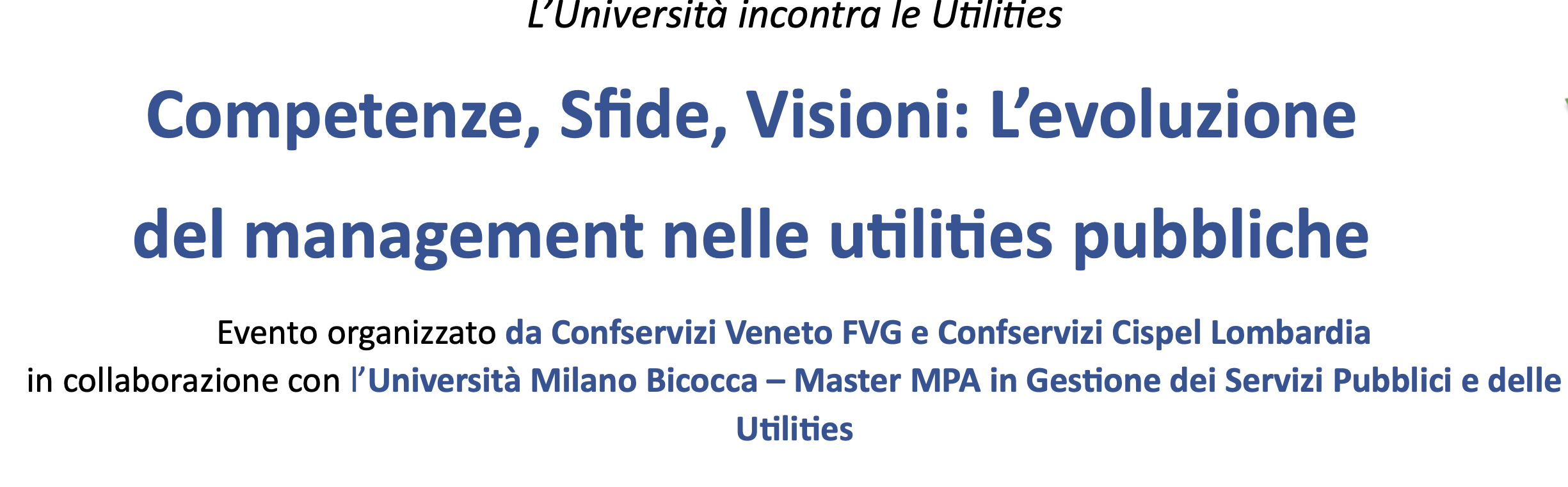 Competenze, sfide, visioni: l’evoluzione del management nelle utilities pubbliche
